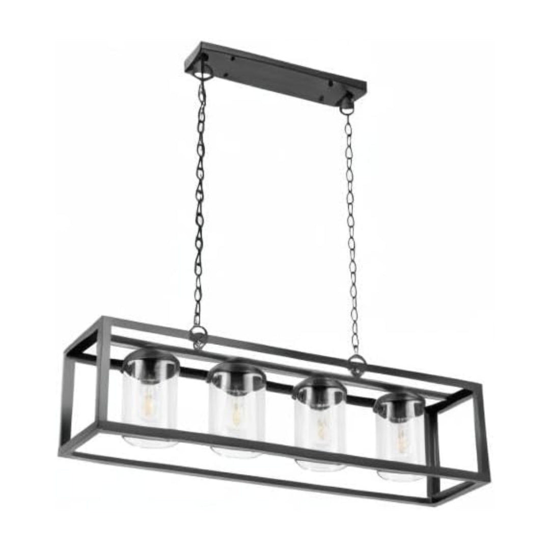 Prominence Home 2 Pack Lincoln Woods 2 Light Industrial Bath Vanity Light, Black