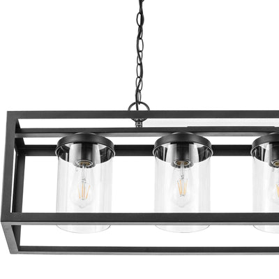 Prominence Home Sitka 4 Light Kitchen Island Linear Pendant Chandelier(Open Box)