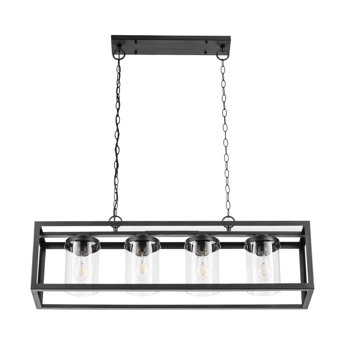 Prominence Home Sitka 4 Light Kitchen Island Linear Pendant Chandelier(Open Box)