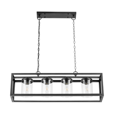Prominence Home Sitka 4 Light Kitchen Island Linear Pendant Chandelier(Open Box)