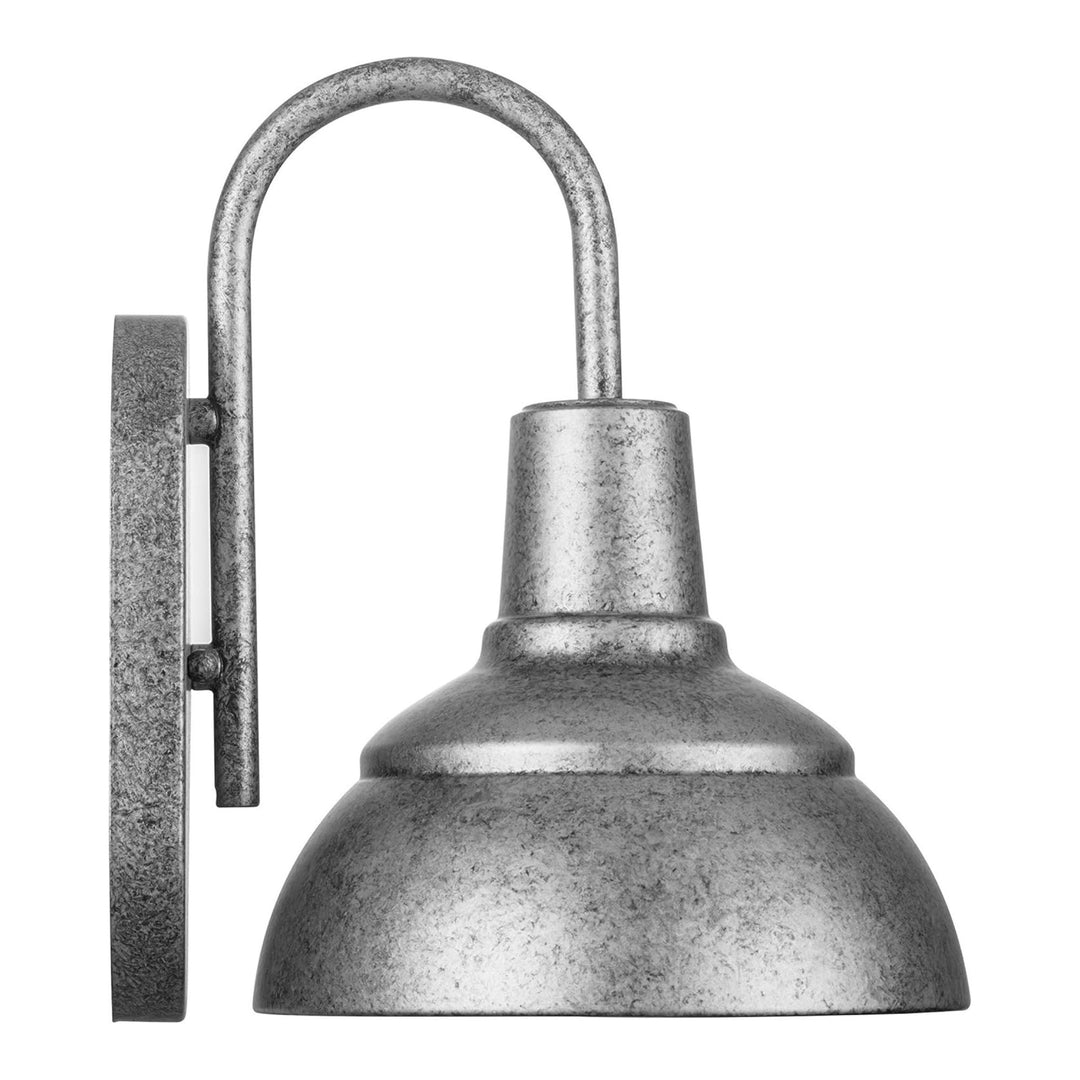 Prominence Home Brightondale Outdoor Wall Sconce Coach Light, Galvanized Finish