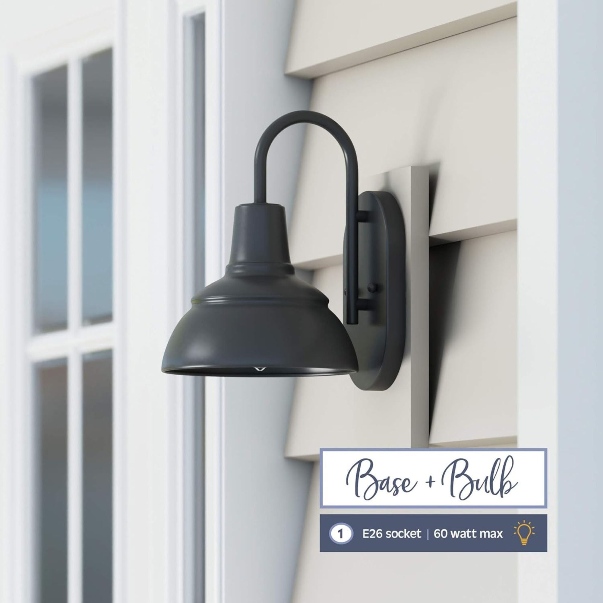 Prominence Home 4 Pack Brightondale Industrial Outdoor Scone Lantern Coach Light