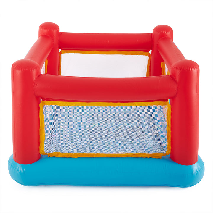 Intex Inflatable Jump-O-Lene Trampoline Bounce House with Crawl-Thru Door & Net - VMInnovations