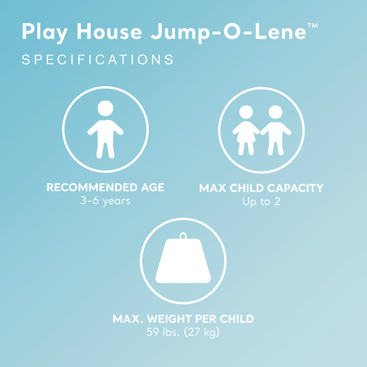 INTEX Inflatable Jump-O-Lene Ball Pit Playhouse Bouncer House (Open Box)(2 Pack)