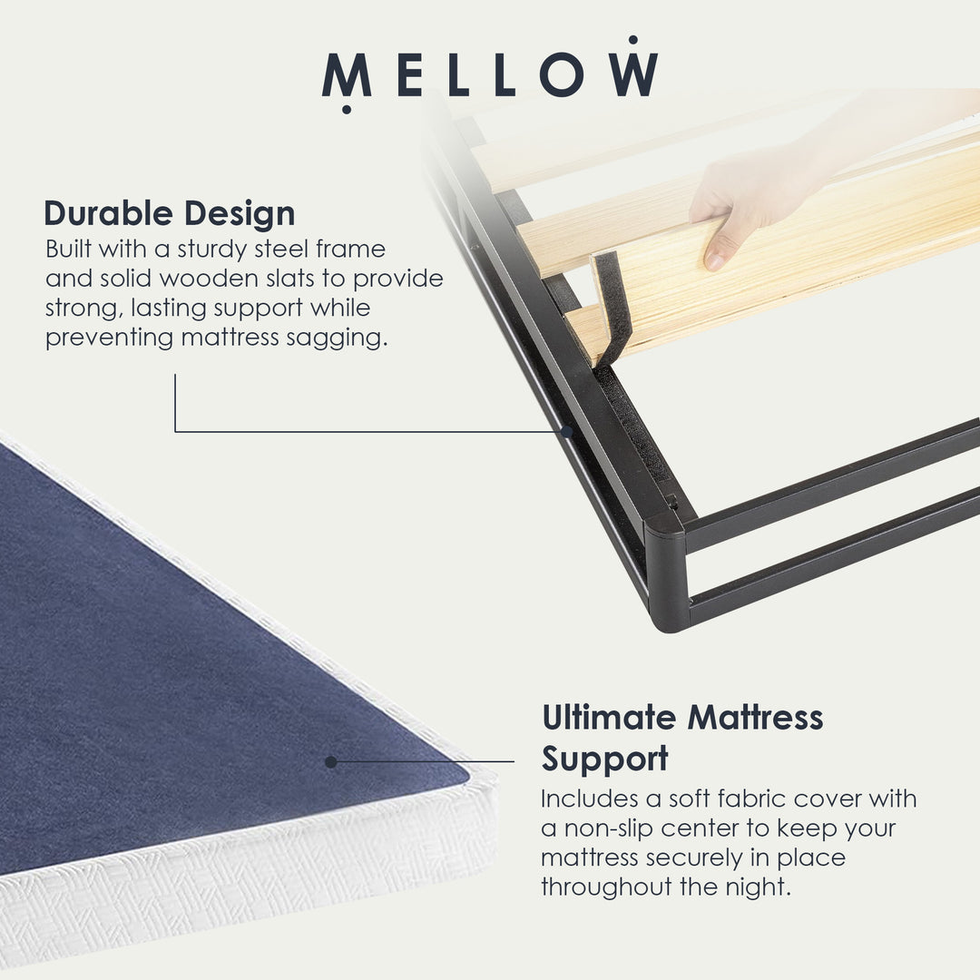 Best Price Mattress 4-Inch Metal Box Spring with Sturdy Steel Frame (Open Box) - VMInnovations