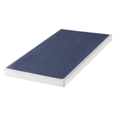 Best Price Mattress 4-Inch Metal Box Spring with Sturdy Steel Frame, Twin, Blue - VMInnovations