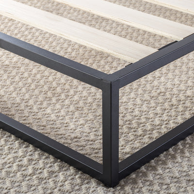 Mellow 10" Metal Platform Bed Frame w/Slat Foundation, King (Open Box) - VMInnovations