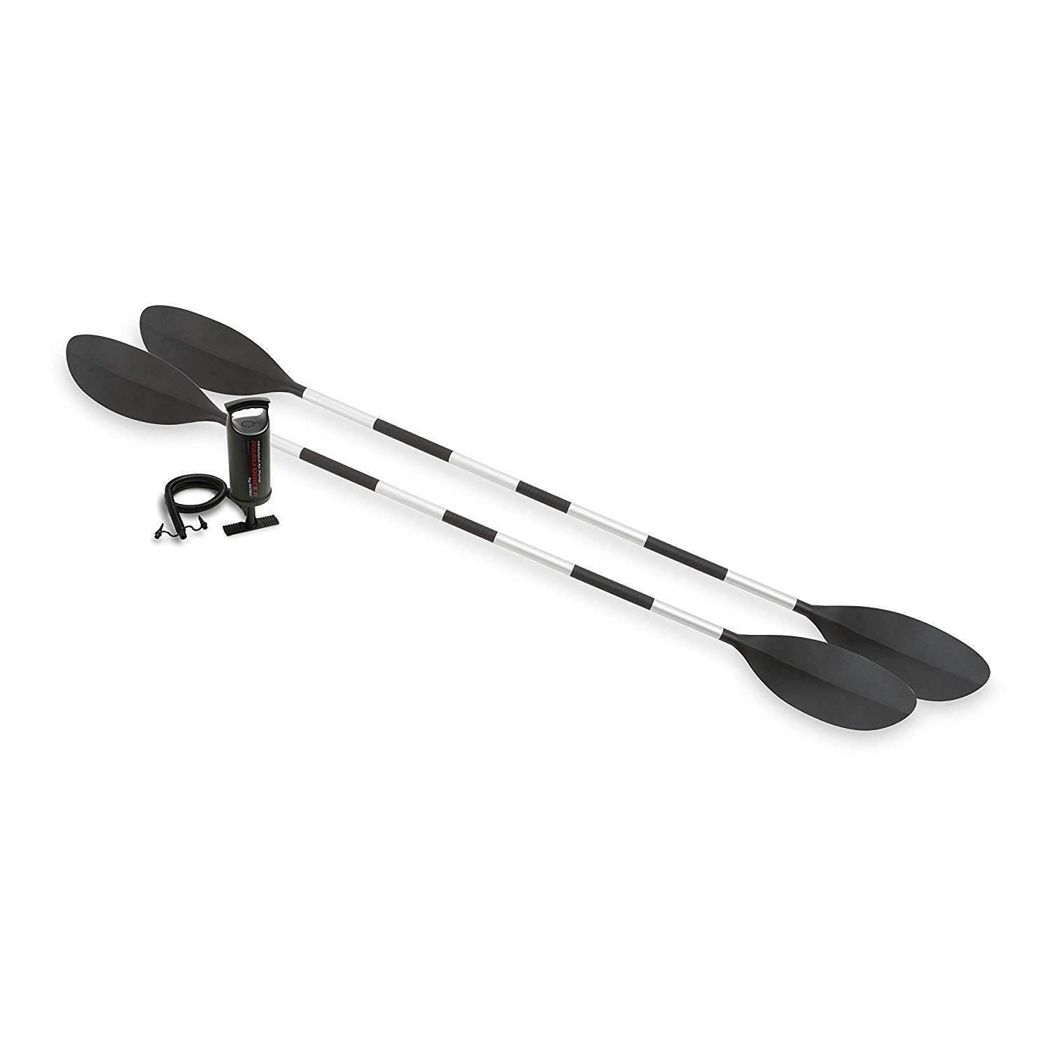 Intex 2-Person Inflatable Kayak w/ Oar & Pump 2 pack & 1-Person Inflatable Kayak