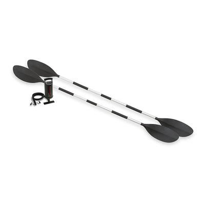Intex 2-Person Inflatable Kayak w/ Oar & Pump 2 pack & 1-Person Inflatable Kayak