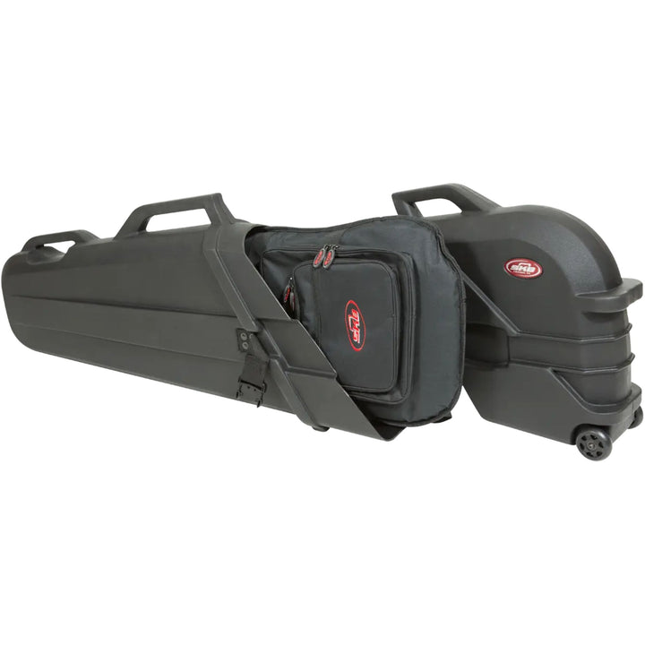 SKB ATA Roto Electric Bass Guitar Hard Case with TSA Locking Latches, Black