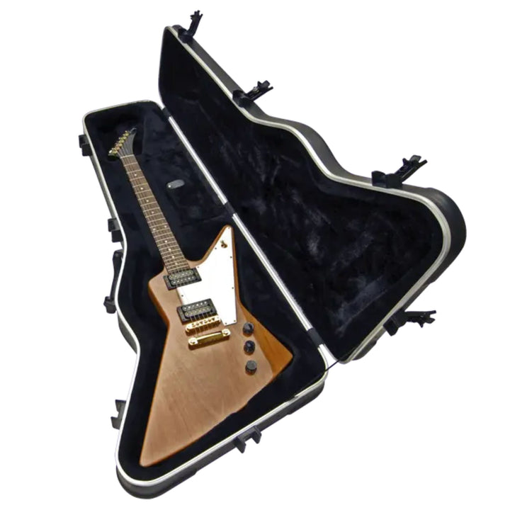 SKB Explorer Firebird Hardshell Guitar Case with Plush Interior and TSA Latches