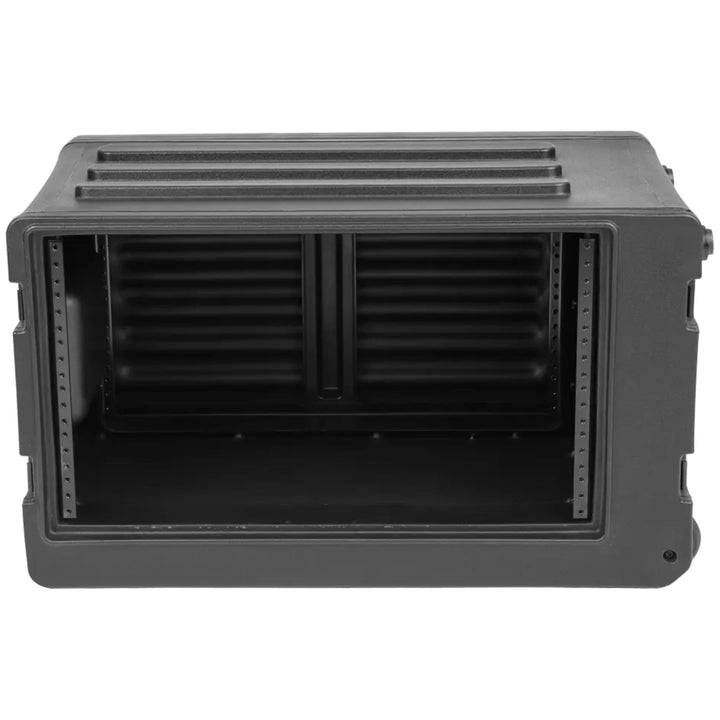 SKB 6U rSeries Shallow Rolling Rack with Integrated Back Wheels (Open Box)