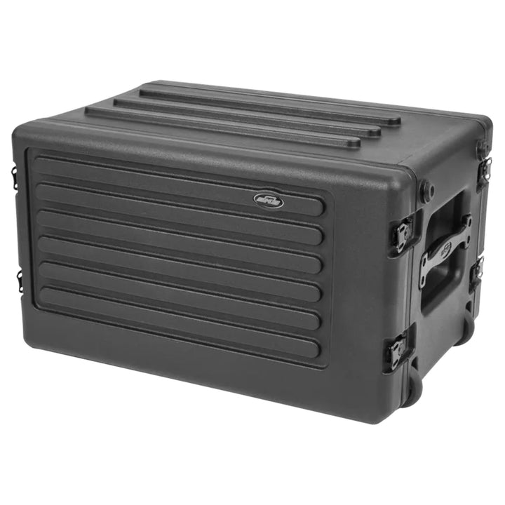 SKB 6U rSeries Shallow Rolling Rack with Integrated Back Wheels (Open Box)
