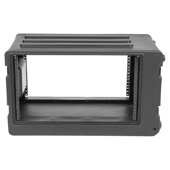 SKB 6U rSeries Shallow Rolling Rack with Integrated Back Wheels (Open Box)