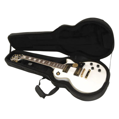 SKB Les Paul Electric Guitar Soft Case with Foam Protection and Handle, Black - VMInnovations