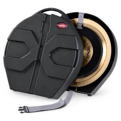 SKB 22 Inch X Cymbal Vault, Roto Hard Case w/ Handle, Storage Pocket & Dividers - VMInnovations