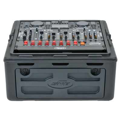 SKB Roto Rack/Mixer Console, 10U Slanted Rackmount on top, 2U Rackmount in Front - VMInnovations