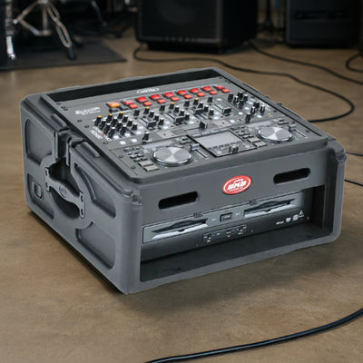 SKB Roto Rack/Mixer Console, 10U Slanted Rackmount on top, 2U Rackmount in Front - VMInnovations