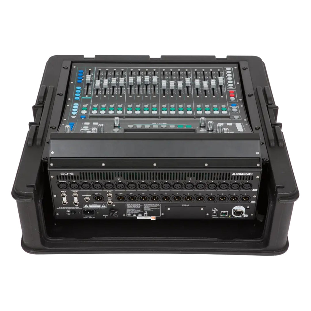 SKB Steel Rack Ears Mounting Hardware for Allen & Heath SQ5 Mixer Storage, Black