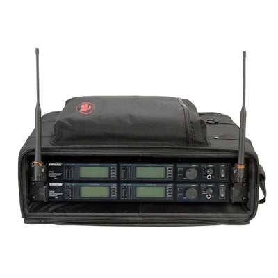 SKB Cases 2U Soft Rack Case for Wireless Microphone Systems with Steel Rails - VMInnovations