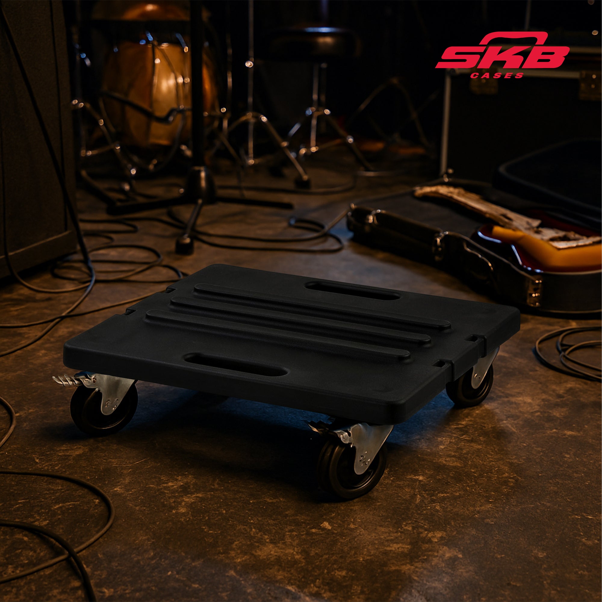 SKB Roto Rack/Shallow Rack Caster Platform with 4 Locking Wheels for Transport - VMInnovations