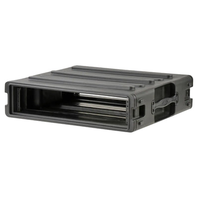 SKB 2U Roto Rack Case Polyethylene Gear Protector, Stackable, Waterproof, Black - VMInnovations