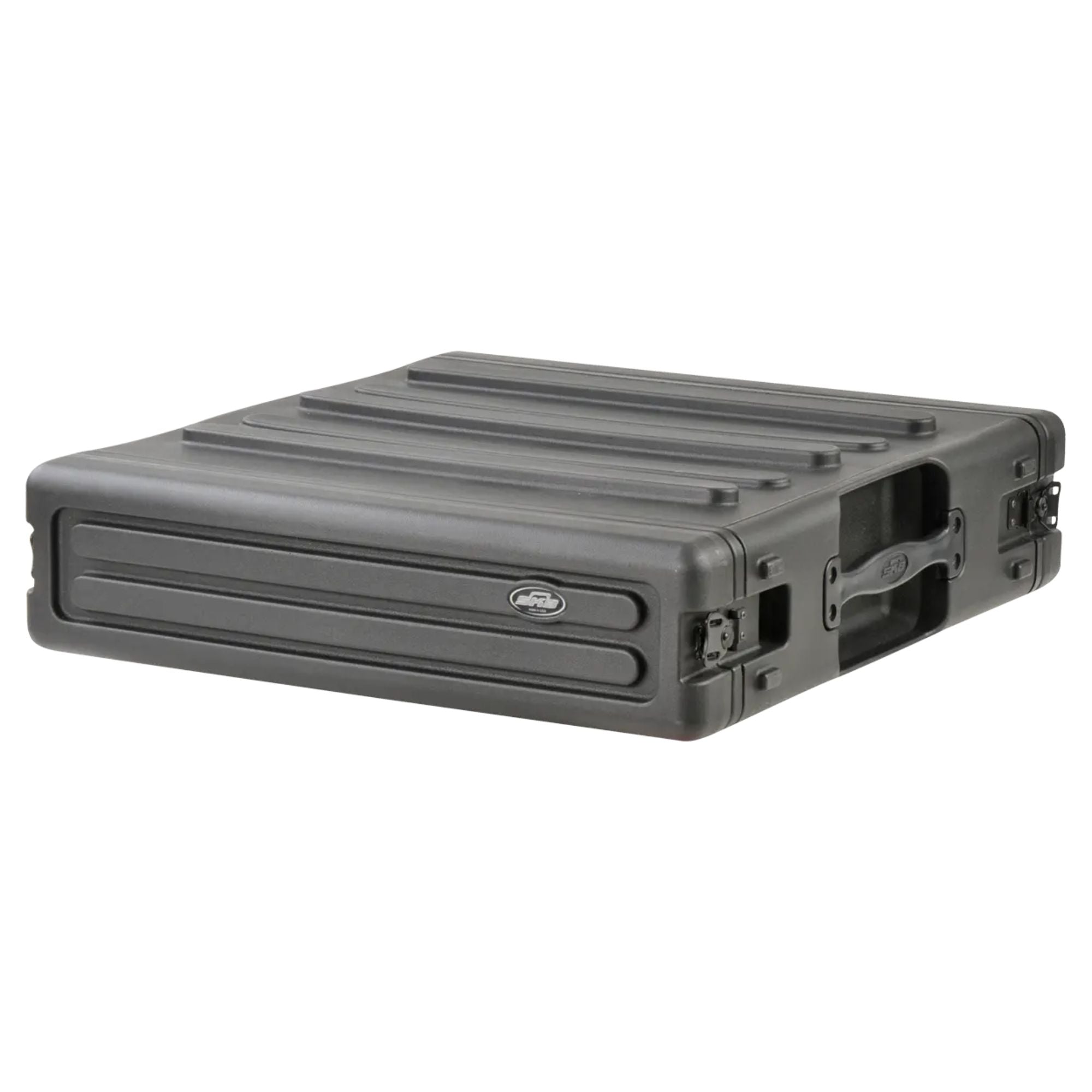SKB 2U Roto Rack Case Polyethylene Gear Protector, Stackable, Waterproof, Black - VMInnovations