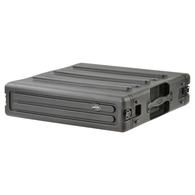 SKB 2U Roto Rack Case Polyethylene Gear Protector, Stackable, Waterproof, Black - VMInnovations