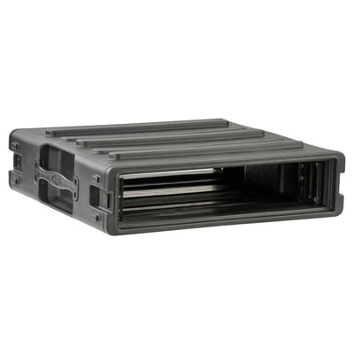 SKB 2U Roto Rack Case Polyethylene Gear Protector, Stackable, Waterproof, Black - VMInnovations