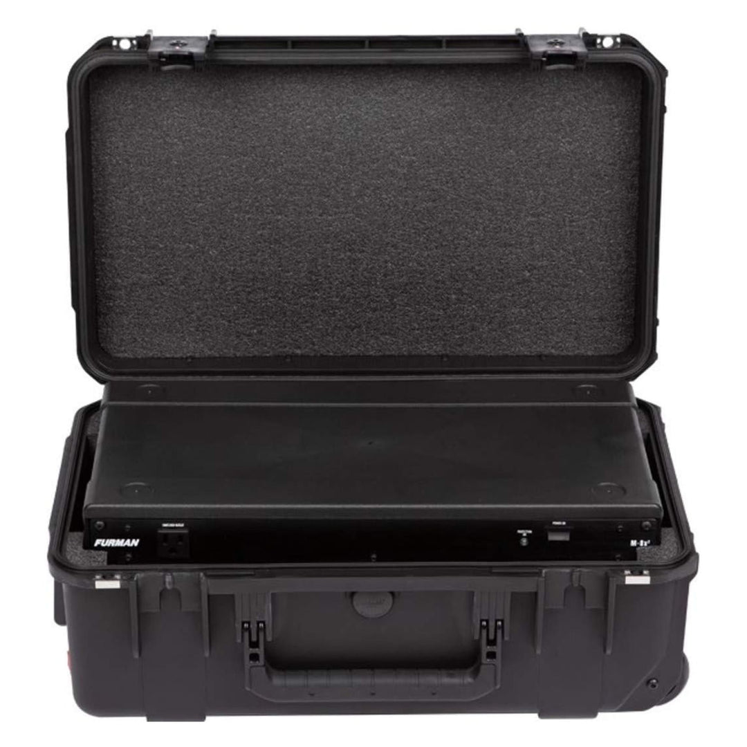 SKB iSeries 2U Shallow Fly Rack, Waterproof Polypropylene Hard Case, 9 Inch
