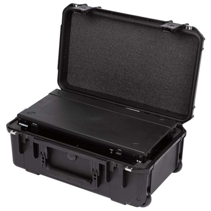 SKB iSeries 2U Shallow Fly Rack, Waterproof Polypropylene Hard Case, 9 Inch