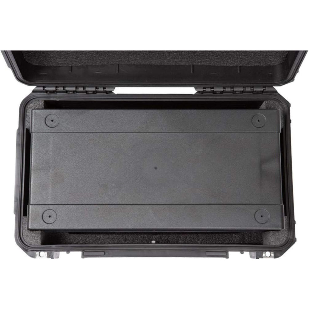 SKB iSeries 2U Shallow Fly Rack, Waterproof Polypropylene Hard Case, 9 Inch