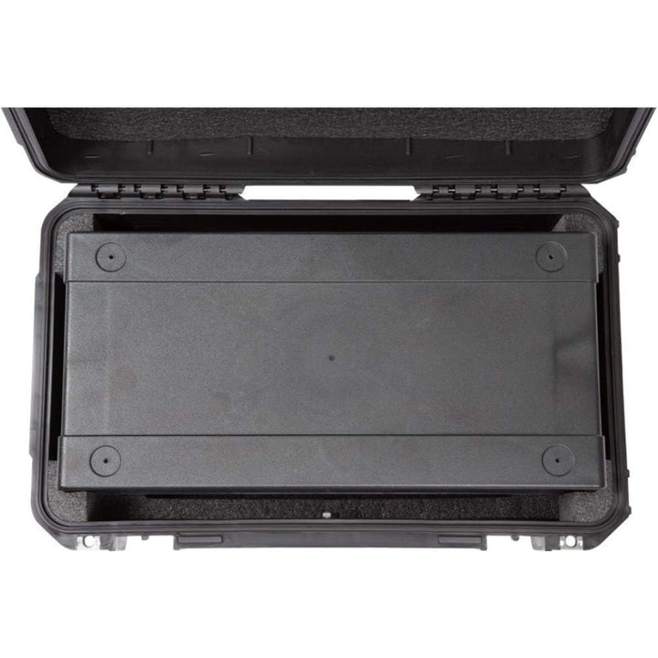 SKB iSeries 2U Shallow Fly Rack, Waterproof Polypropylene Hard Case, 9 Inch