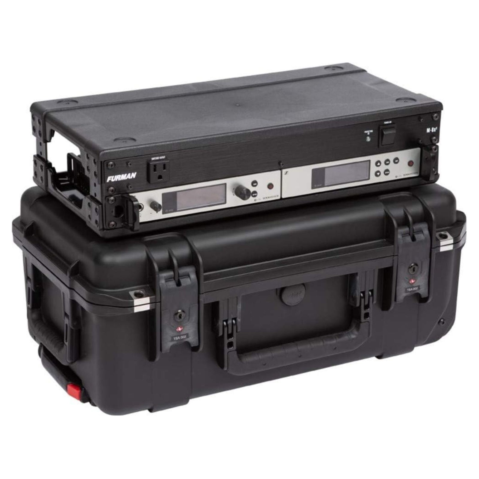 SKB iSeries 2U Shallow Fly Rack, Waterproof Polypropylene Hard Case, 9 Inch - VMInnovations