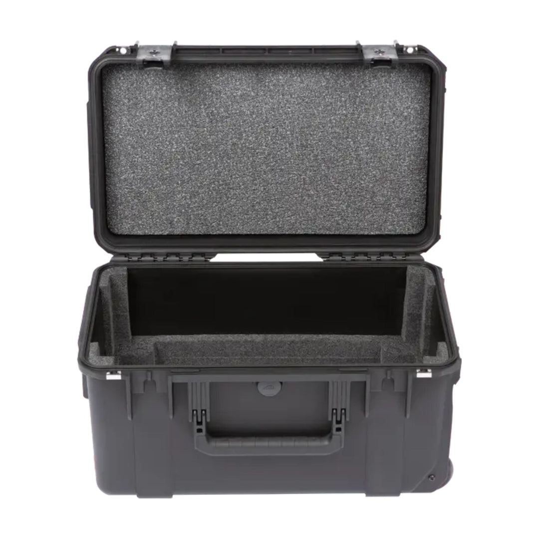 SKB iSeries 3U Shallow Fly Rack, Waterproof Polypropylene Hard Case, 9 Inch