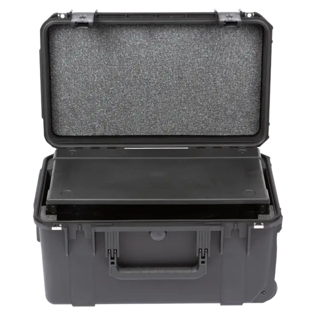 SKB iSeries 3U Shallow Fly Rack, Waterproof Polypropylene Hard Case (Open Box)