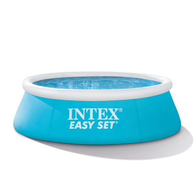 Intex 6' x 20" Easy Set Inflatable Swimming Pool - Aqua Blue | 28101E (Open Box)