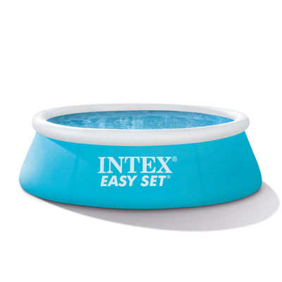 Intex 6' x 20" Easy Set Inflatable Swimming Pool - Aqua Blue (Open Box) (2 Pack)