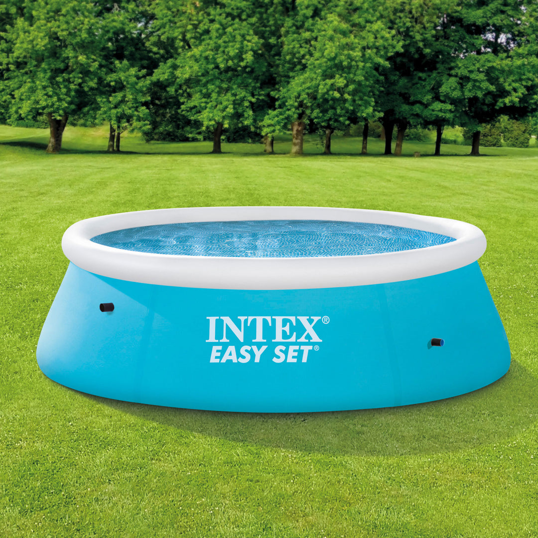 Intex 6ft x 20in Easy Set Inflatable Above Ground Swimming Pool, Blue (2 Pack) - VMInnovations