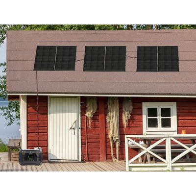 Lion Energy 100 Watt 24V Portable Solar Panel for RV, Outdoor Camping (Open Box) - VMInnovations