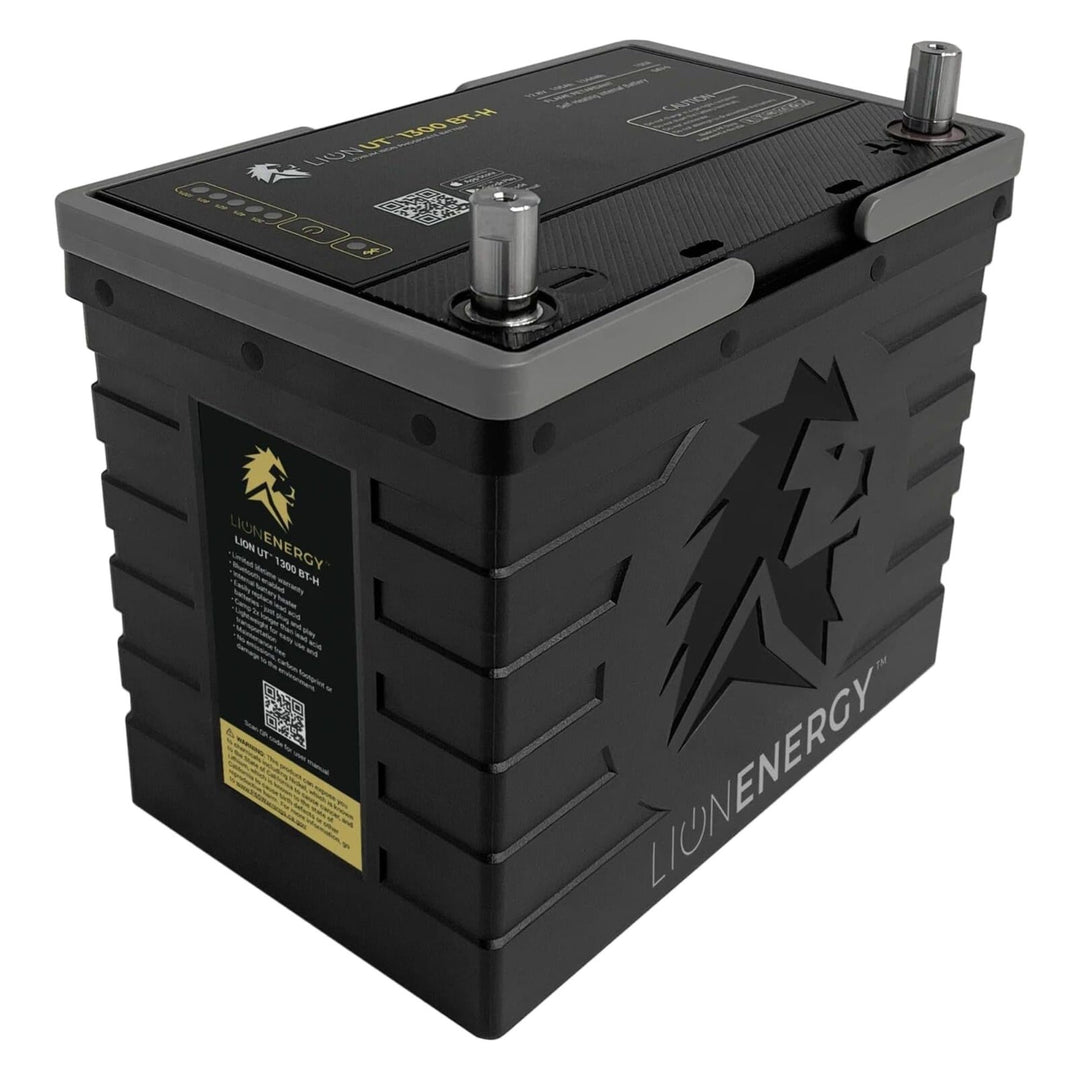 Lion Energy Lithium Rechargeable Deep Cycle Battery Bluetooth Heater UT1300BTHTR