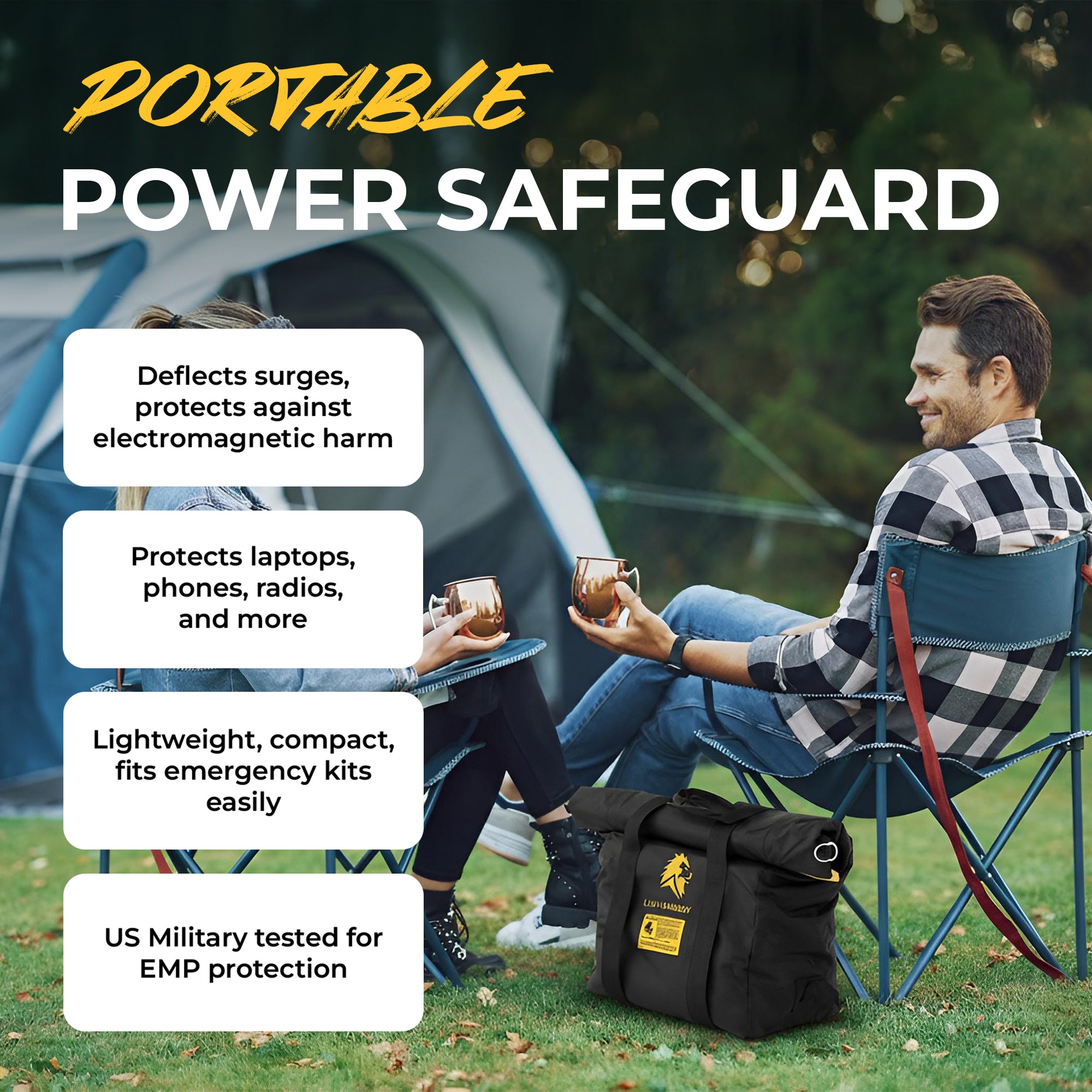 Lion Energy Carry Pack for Generators & Electronics Protection (Open Box) - VMInnovations