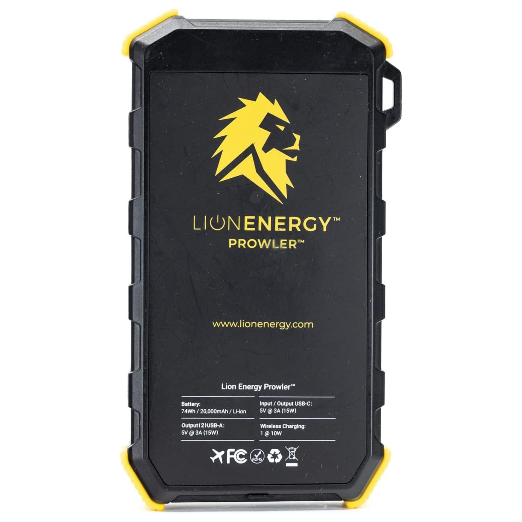 Lion Energy Prowler Power Bank, Portable Phone Charger w/Flashlight (Open Box) - VMInnovations
