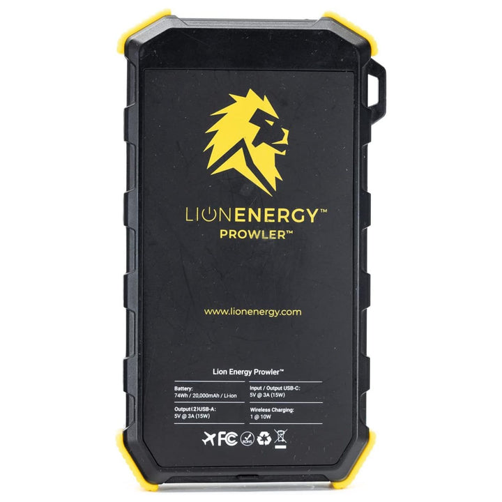 Lion Energy Prowler Power Bank, Portable Phone Charger w/Flashlight (Open Box)