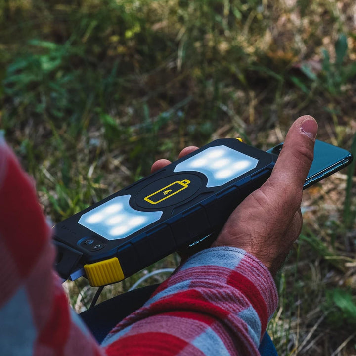 Lion Energy Prowler Power Bank, Portable Wireless Phone Charger with Flashlight