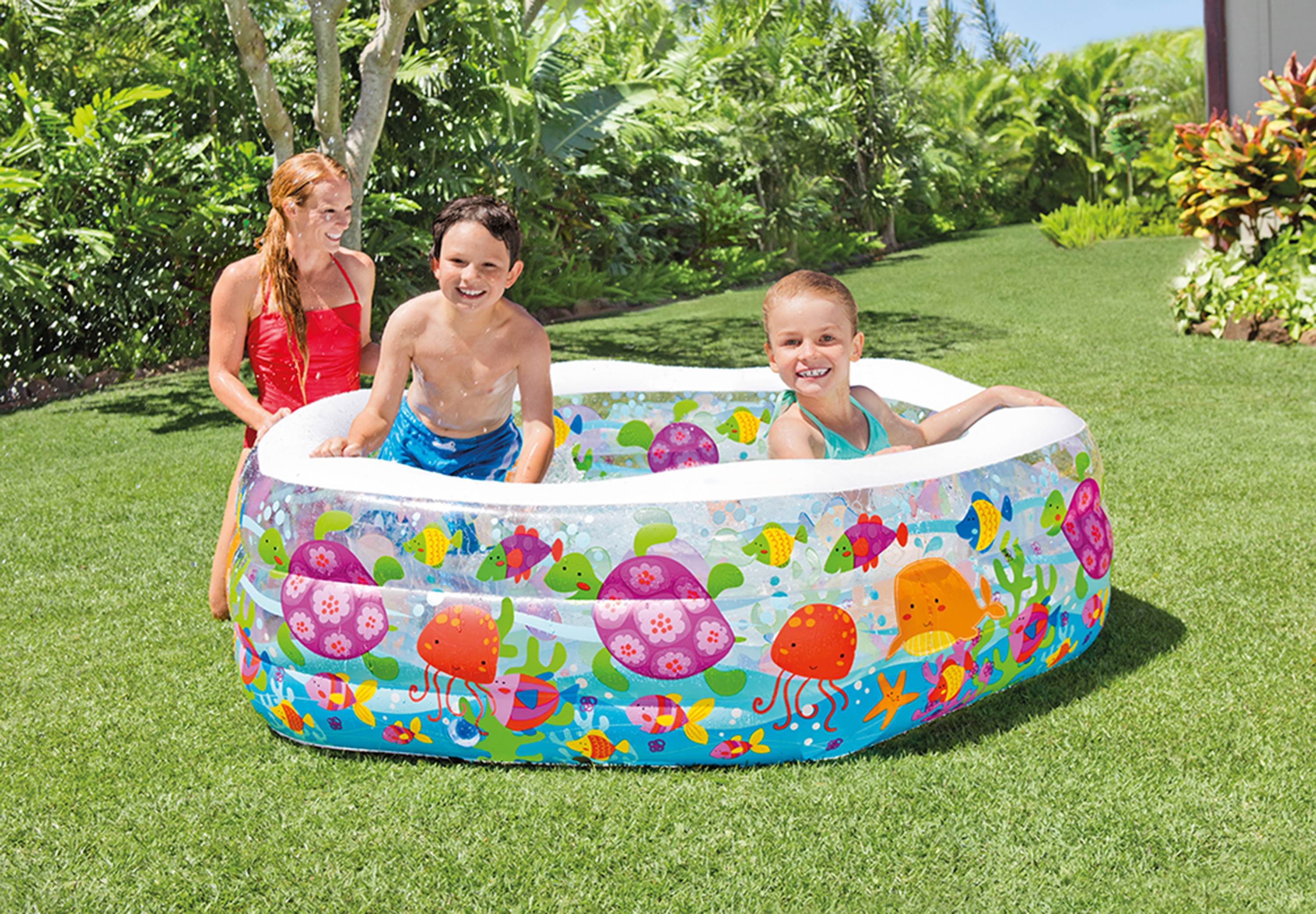 INTEX Ocean Reef Inflatable Kids Swimming Pool | 56493EP - Open Box
