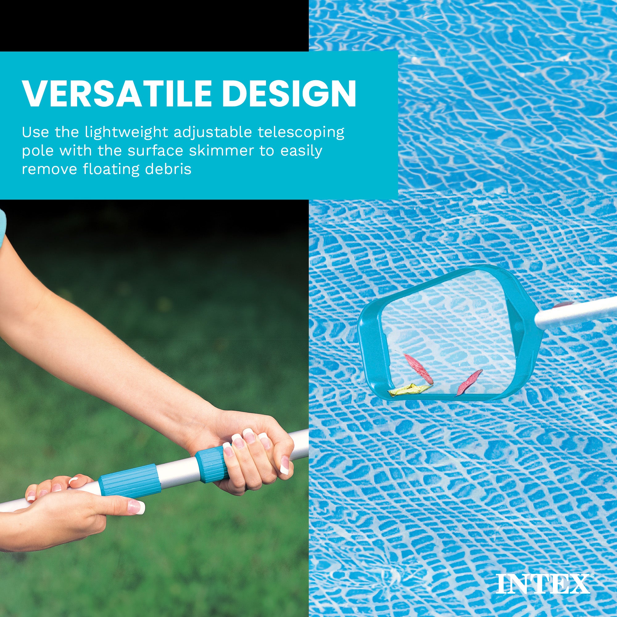 Intex Cleaning Maintenance Swimming Pool Kit w/ Vacuum & Pole |28002E (Open Box)