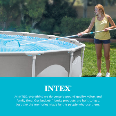 Intex Cleaning Maintenance Swimming Pool Kit w/ Vacuum & Pole |28002E (Open Box)