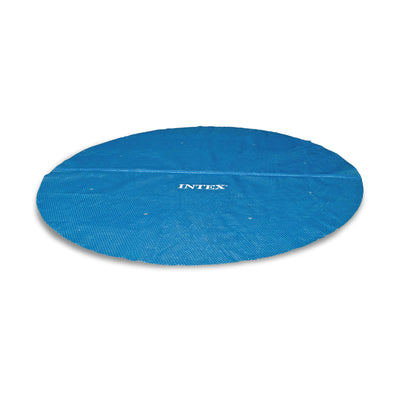 Intex 12' Round Easy Set and Metal Frame Pool Solar Tarp, Cover Only (Open Box)