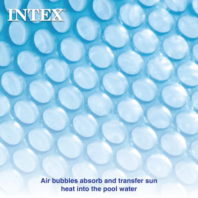 Intex 12' Round Easy Set and Metal Frame Pool Solar Tarp, Cover Only (Open Box) - VMInnovations